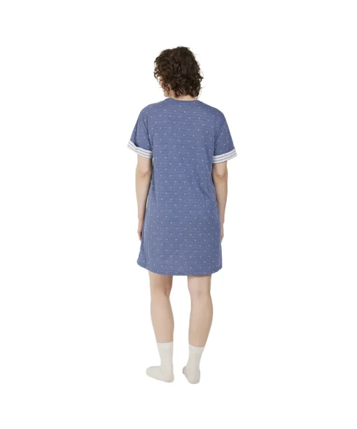 Brandtex Natskjorter/ Big Shirts|Natkjoler/ Underkjoler/ Chemiser<3431 BLUE MELANGE - Night wear