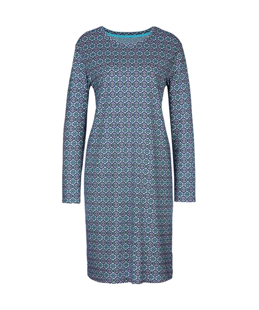 Calida Natkjoler/ Underkjoler/ Chemiser<565 BLUE TOPAZ - Ornament Nights Nightdress