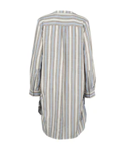 Missya Strandtøj<083 BLUE/IVORY STRIPES - Verona Beach Shirt
