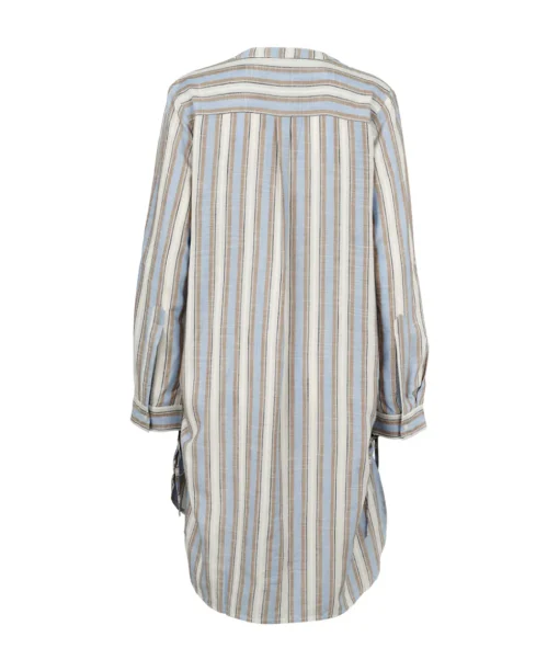 Missya Strandtøj<083 BLUE/IVORY STRIPES - Verona Beach Shirt