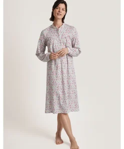 Calida Natkjoler/ Underkjoler/ Chemiser<254 BLUSH FLOWER - Soft Cotton Nightdress