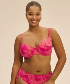 Simone Pérèle Bikinier<198 BRIGHT ROSE PRINT - Melia Underwired bikini bra