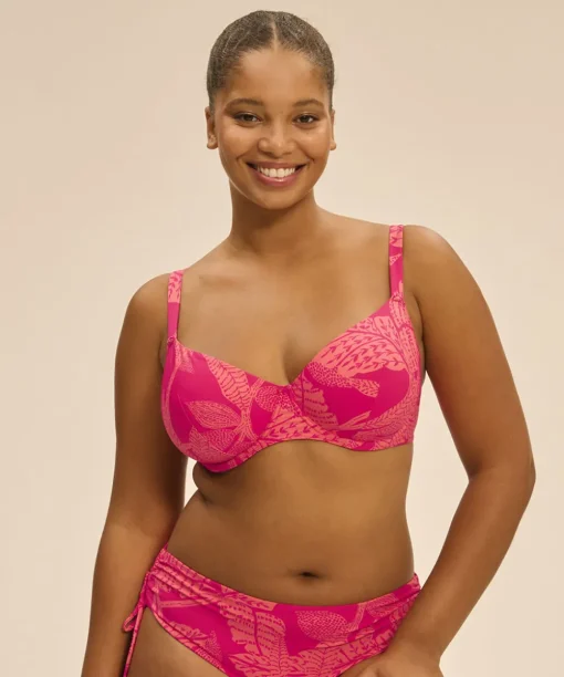 Simone Pérèle Bikinier<198 BRIGHT ROSE PRINT - Melia Underwired bikini bra
