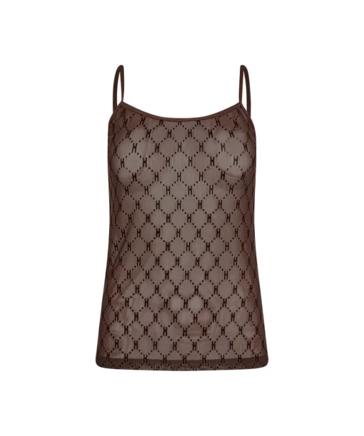 Hype The Detail Undertøj<89 BRUN - Mesh Singlet