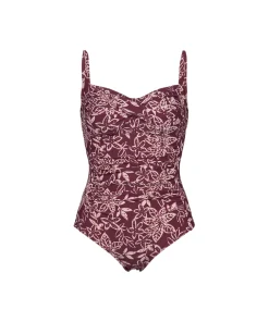 Missya Badedragter<243 BURGUNDY - Bologna Swimsuit