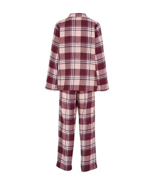 Missya Pyjamas/ Loungewear<243 BURGUNDY - Check Flannel Pyjamas