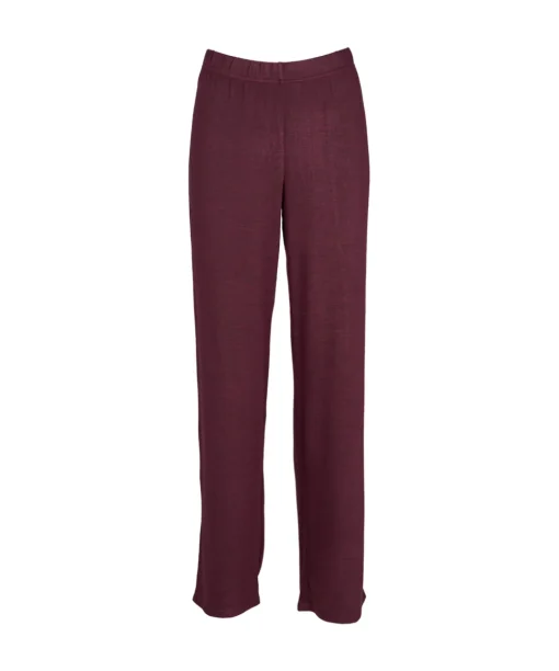 Missya Shorts/ Loungepants<243 BURGUNDY - Cozy Wide Pant