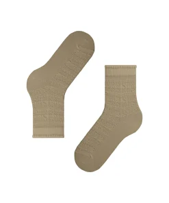 Falke Ankelstrømper/ Sokker<5058 CAMEL - Granny Square SO Socks