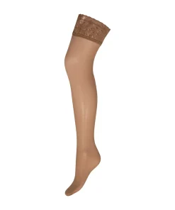 Decoy Selvsiddende/ Overknee<4255 CARAMEL - Stay-Up 20 den