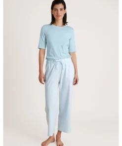 Calida Shorts/ Loungepants<545 CASCADE BLUE - Amalfi Journey 7/8 Pants
