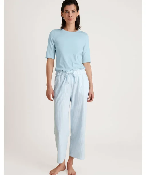 Calida Shorts/ Loungepants<545 CASCADE BLUE - Amalfi Journey 7/8 Pants