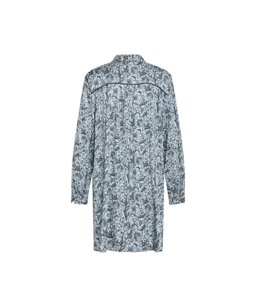 CCDK Copenhagen Natskjorter/ Big Shirts<6071 CELESTIAN BLUE AOP - Jinna Boyfriend Shirt