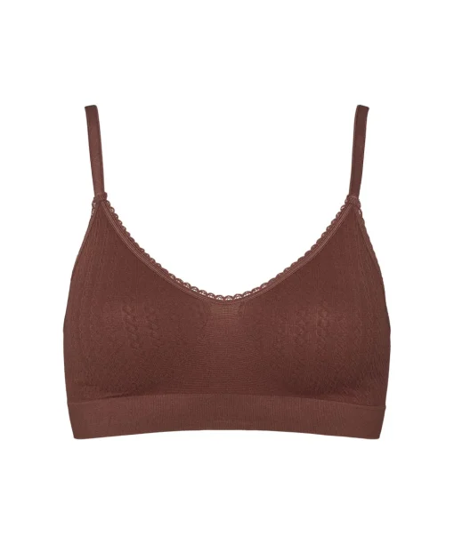 Missya Undertøj|Bh'er<474 CHOCOLATE BROWN - Lucia Bh Trekant/top