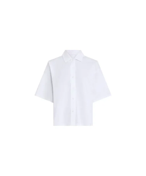 Calvin Klein Top/ Loungeshirt/ Pyjamas<100 CLASSIC WHITE - Cotton Poplin Other L&S Tops
