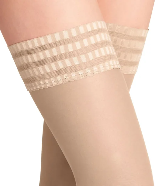 Falke Selvsiddende/ Overknee<4859 COCOON - Pure Matt 20 STU Fine Stay-Up