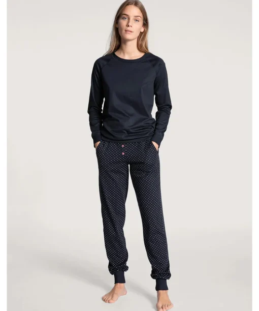 Calida Shorts/ Loungepants|Pyjamas/ Loungewear<339 DARK LAPIS BLUE - Favourites Dreams Pants
