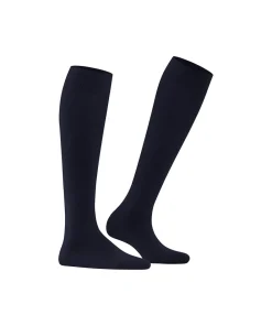 Falke Knæstrømper<6379 DARK NAVY - Family KH Knee High