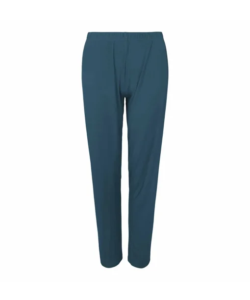 Lady Avenue Top/ Loungeshirt/ Pyjamas|Pyjamas/ Loungewear<180 DARK PETROL - Bamboo Homewear Bamboo Long Sleeve Pyjamas Wit