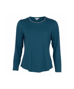 Lady Avenue Top/ Loungeshirt/ Pyjamas<180 DARK PETROL - LA - Bamboo Homewear Bamboo Long Sleeve Pyjamas