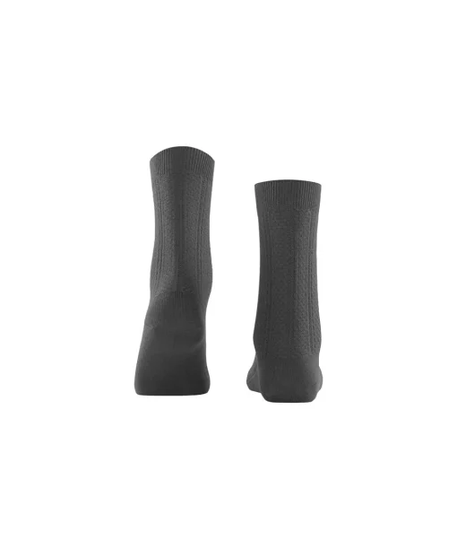 Falke Ankelstrømper/ Sokker<3093 DARK ROCK - Needlepoint SO Socks