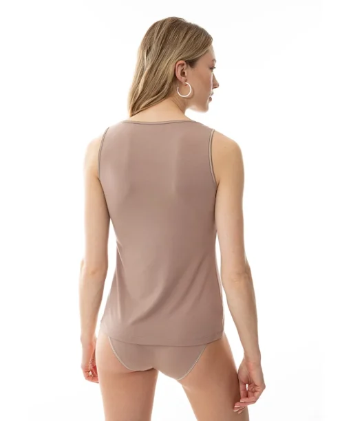 Mey Undertøj<528 DARK TRUFFLE - Ines Top