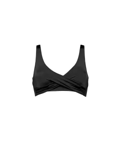 Maryan Mehlhorn Bikinier<909 DEEP BLACK - Watercult Seaside Splash Bikini Top