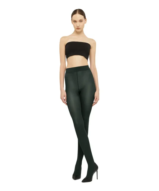 Wolford Strømpebukser/ Leggings<6608 DEEP GREEN - Velvet de Luxe 66 Strømpebukser/Leggings