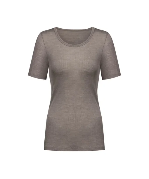 Mey Undertøj<90 DEEP TAUPE - Wool T-shirt