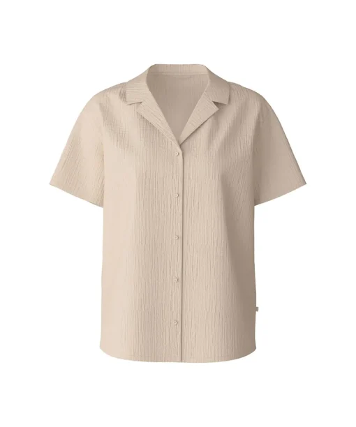 Calida Top/ Loungeshirt/ Pyjamas<070 DUNE BEIGE - Favourites Sun Shirt Short-Sleeve