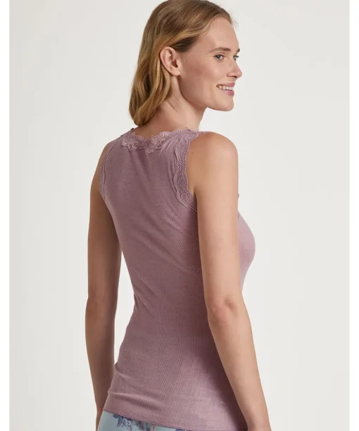 Calida Undertøj<342 ELDERBERRY - Richesse Lace Tank Top