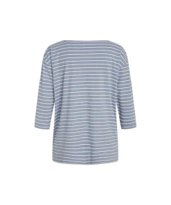 CCDK Copenhagen Top/ Loungeshirt/ Pyjamas<6022 FADED DENIM STRIPE - Janis T-shirt