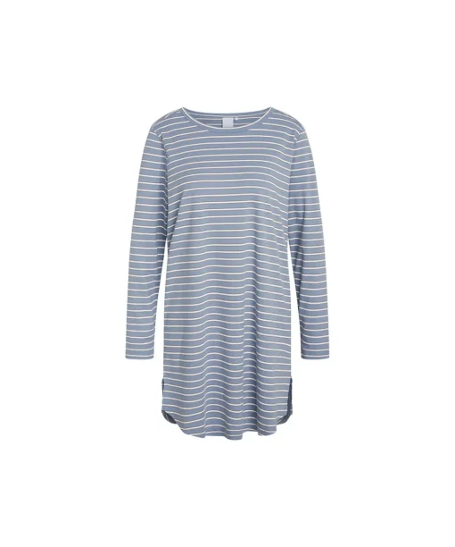 CCDK Copenhagen Natkjoler/ Underkjoler/ Chemiser<6022 FADED DENIM STRIPE - Nicole L/S Dress