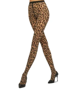 Wolford Strømpebukser/ Leggings<8641 FAIRLY LIGHT/BLACK - Leo Strømpebukser/Leggings