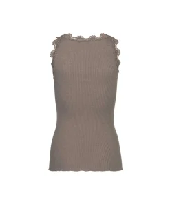 Rosemunde Undertøj<926 FALCON - Silk Silk top w/ lace