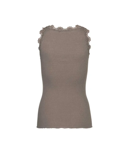 Rosemunde Undertøj<926 FALCON - Silk Silk top w/ lace