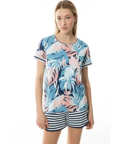 Mey Top/ Loungeshirt/ Pyjamas<899 FROST BLUE - Daisy T-shirt