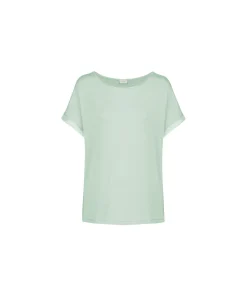 Mey Top/ Loungeshirt/ Pyjamas<548 FROZEN MINT - Alena Short-Sleeved Shirt