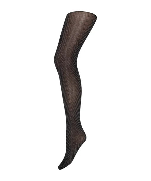 Hype The Detail Strømpebukser/ Leggings<1103 GRÅ - Lurex 30 Den Tights