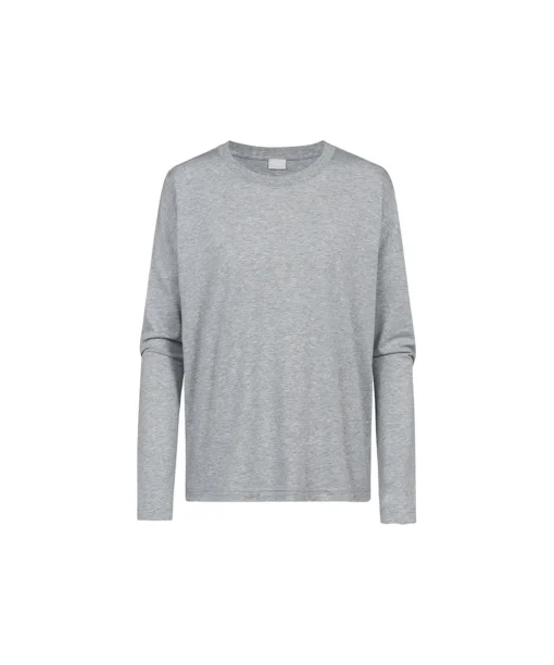 Mey Top/ Loungeshirt/ Pyjamas<439 GREY MELANGE - Night2Day T-Shirt Long Sleeve