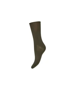 Decoy Ankelstrømper/ Sokker<62 GRØN - Fine Knit Bambus Ankel Sock