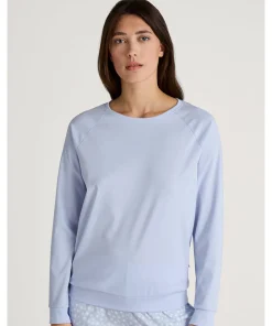 Calida Top/ Loungeshirt/ Pyjamas<470 HARMONY BLUE - Favourites Sleep Shirt Long-Sleeve