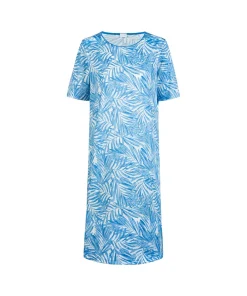 Mey Natskjorter/ Big Shirts<555 HOLIDAY BLUE - Ivani Short-Sleeved Sleepshirt