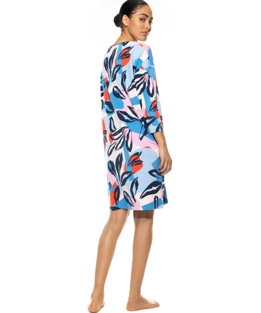 Mey Natskjorter/ Big Shirts|Natkjoler/ Underkjoler/ Chemiser<555 HOLIDAY BLUE - Jacky 3/4-Sleeved Sleepshirt