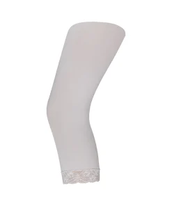 Decoy Strømpebukser/ Leggings<1200 HVID - Capri W/Lace 60 Den. 3D
