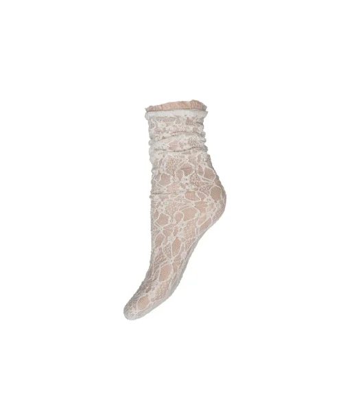 Hype The Detail Ankelstrømper/ Sokker<1201 HVID - Lace Fall Down