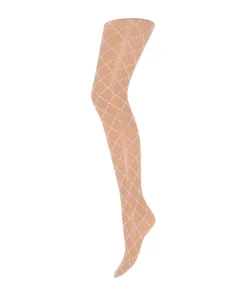 Hype The Detail Strømpebukser/ Leggings<9003 HVID - Tight Logo 25Den