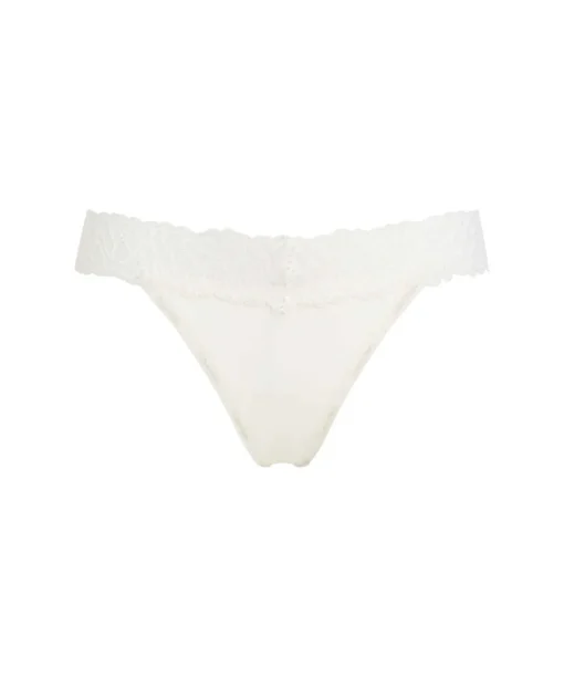Calvin Klein Trusser<101 IVORY - Soft Stretch Lace Coordinate Thong