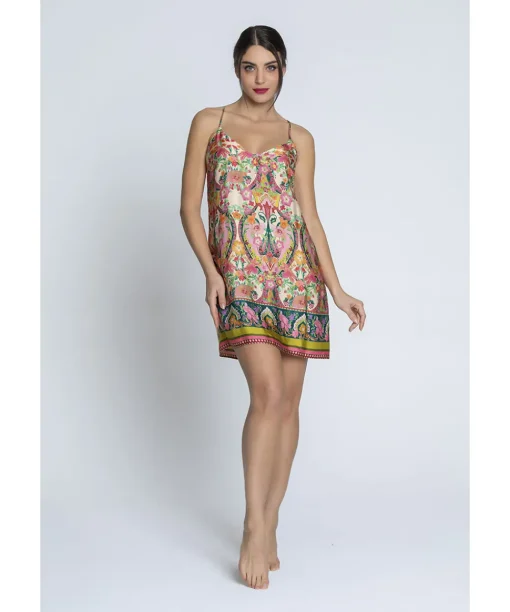 Lise Charmel Underkjoler/ Negligé|Natkjoler/ Underkjoler/ Chemiser<12069 J39 FLEIUR ROSE - Libertine En F Night Dress