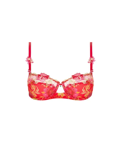 Lise Charmel Bh'er<12066 J17 FLEURS ROUGE - Foret Demi Cup
