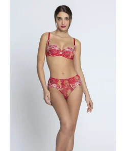 Lise Charmel Bh'er<12066 J17 FLEURS ROUGE - Foret Demi Cup